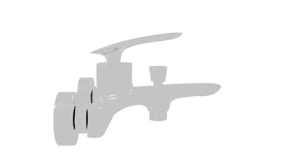 Stylish Bathroom Sink Tap 3D - Professional 3D Model Render 8