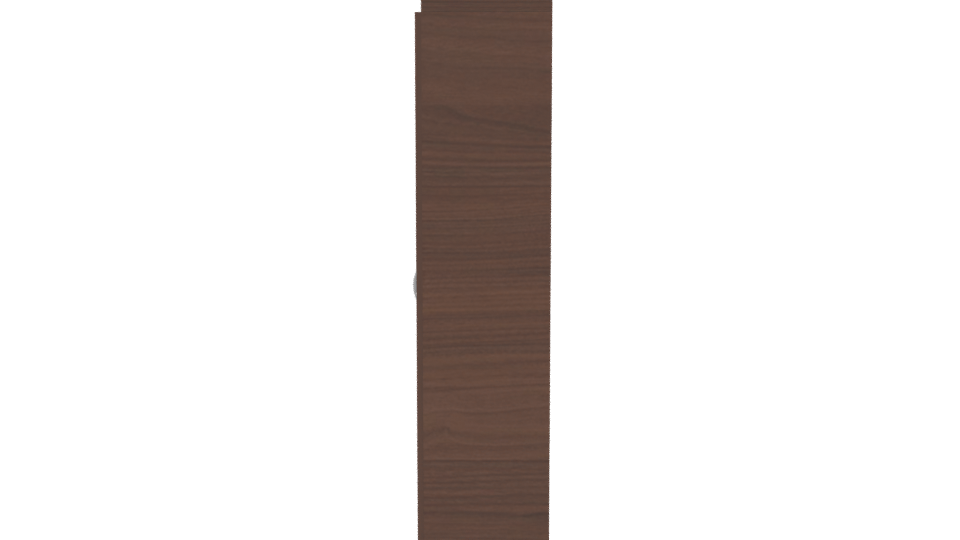 Stylish Wooden Storage Cabinet 3D - Professional 3D Model Render 2