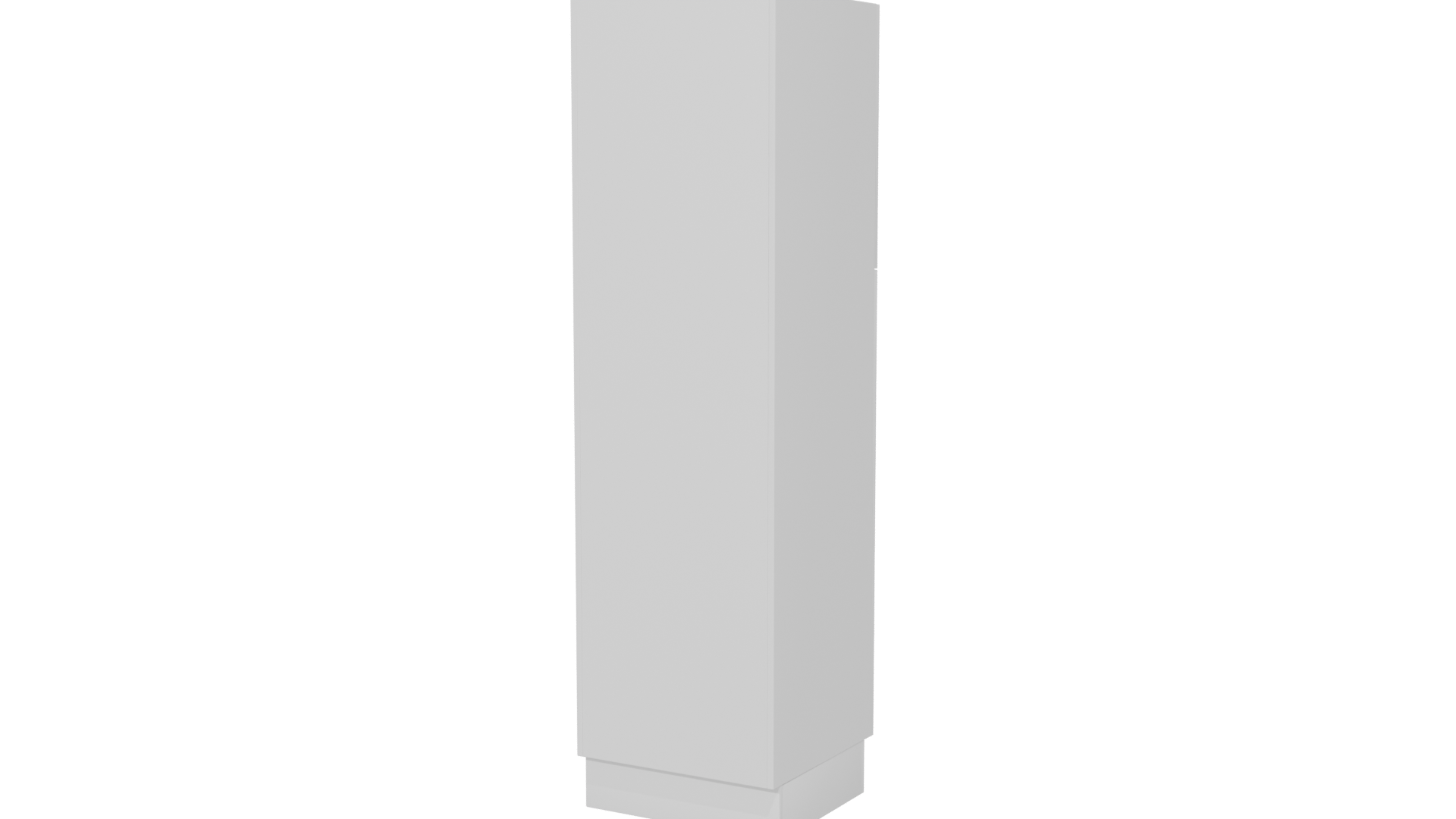 Sleek Minimalist Storage Cabinet - Professional 3D Model Render 6