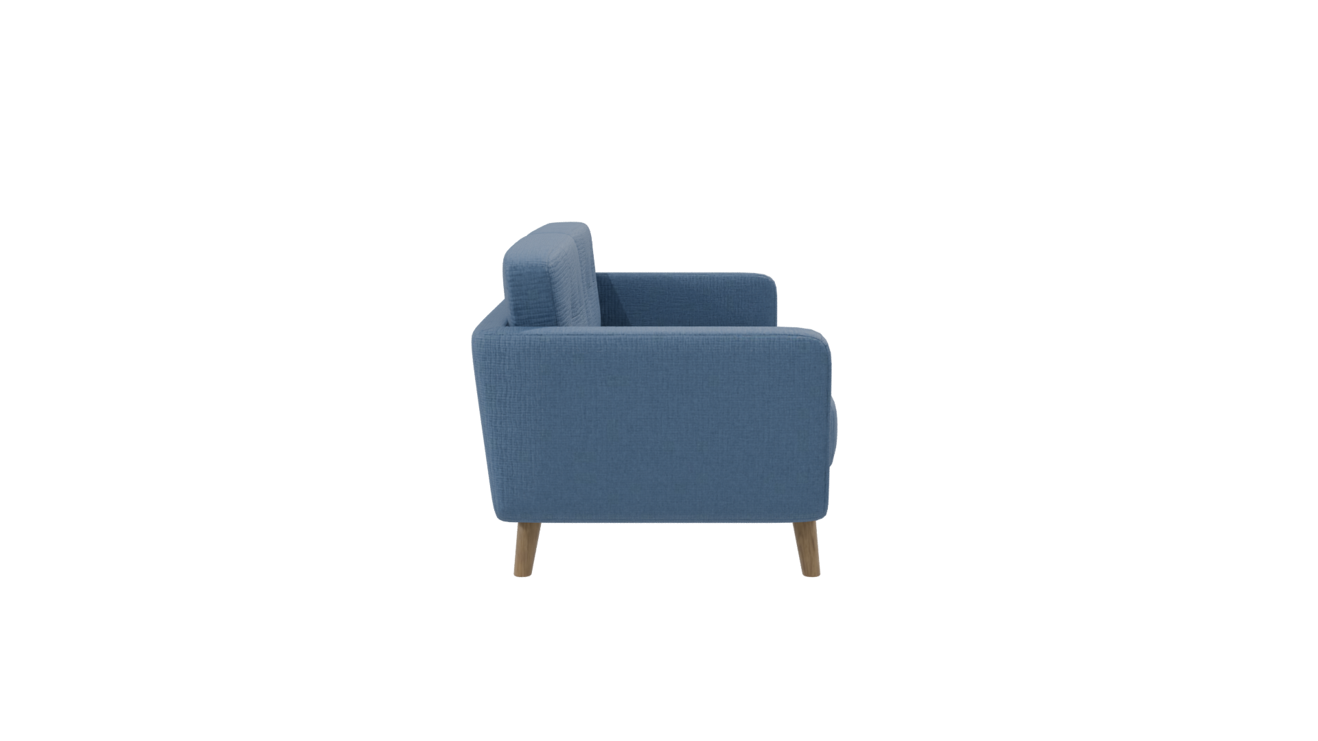 Stylish Blue Sofa 3D Model - Professional 3D Model Render 8