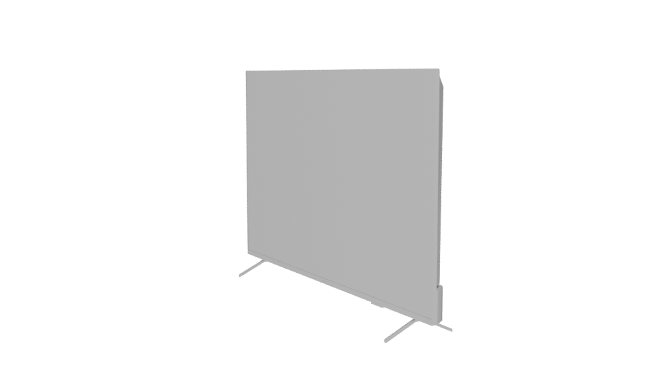 Sleek Flat Screen Television 3D Model - Professional 3D Model Render 13