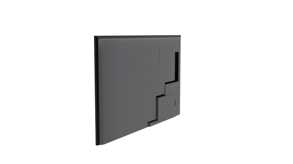 Sleek Modern Television 3D Model - Professional 3D Model Render 3