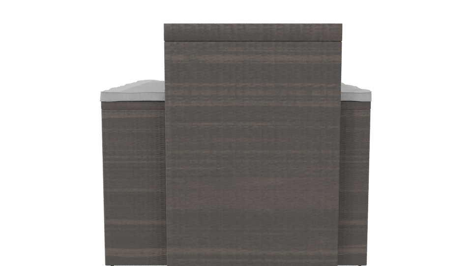 Stylish Outdoor Dining Table Set - Professional 3D Model Render 8