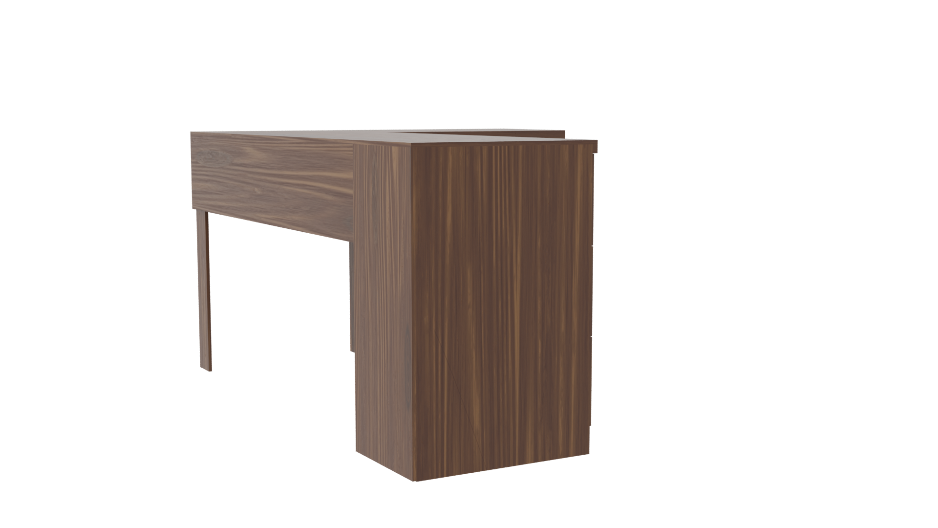 Stylish Office Desk 3D Model - Professional 3D Model Render 7