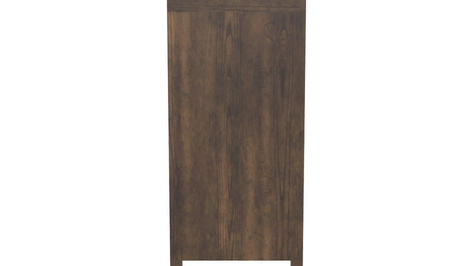 Stylish Wooden Storage Cabinet 3D - Professional 3D Model Render 5