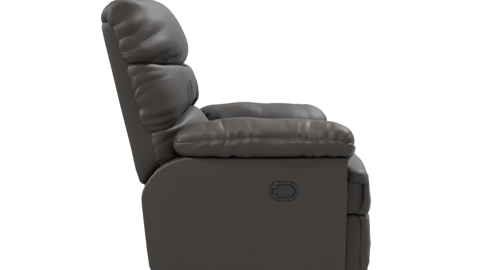 Stylish Reclining Chair Model - Professional 3D Model Render 8