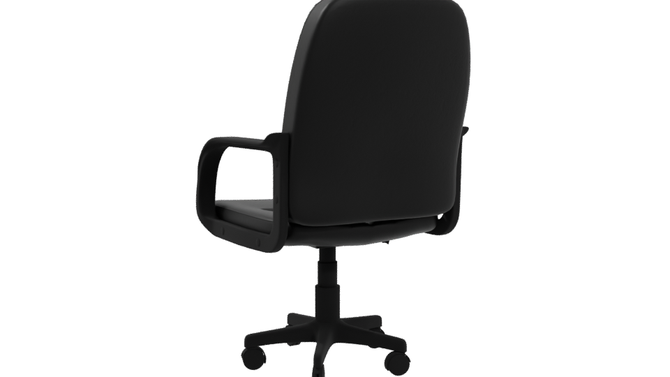 Sleek Modern Office Chair 3D - Professional 3D Model Render 4