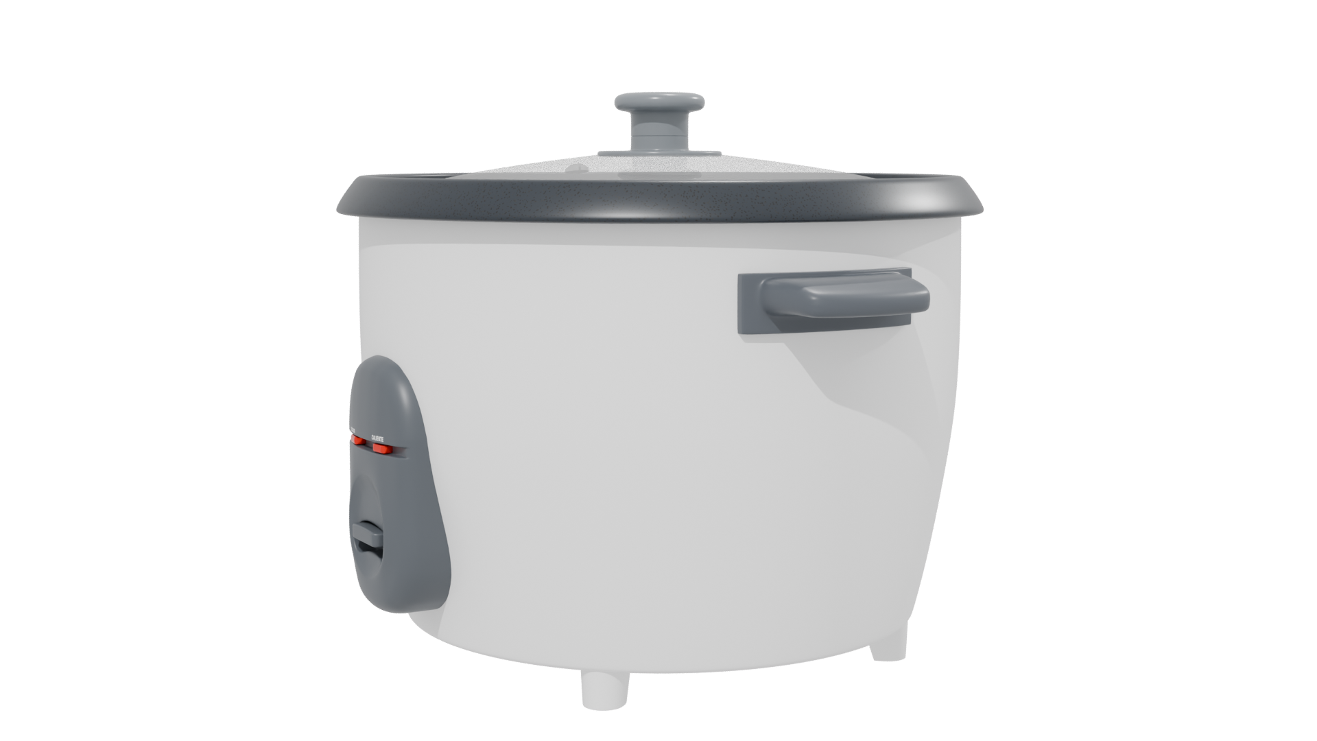 Stylish Electric Rice Cooker 3D - Professional 3D Model Render 13