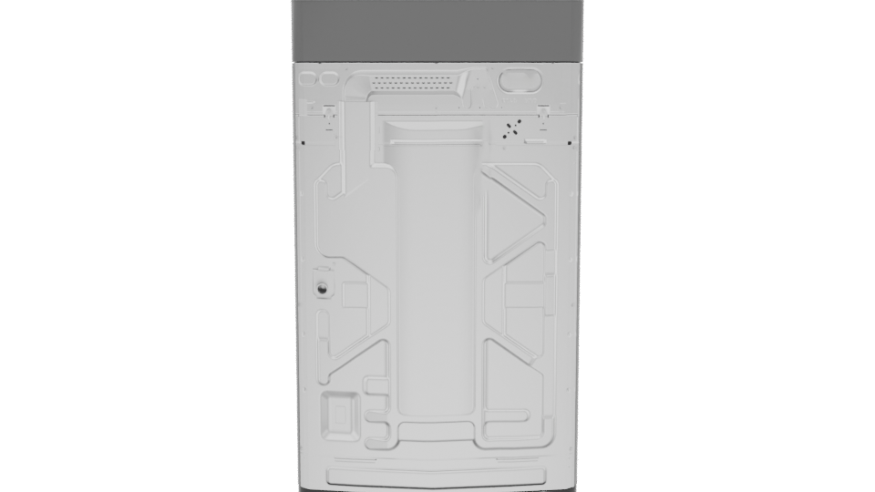 Stylish Top-Load Washing Machine 3D - Professional 3D Model Render 5