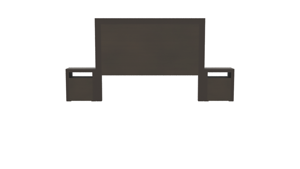 Contemporary Bedroom Furniture Set - Professional 3D Model Render 5