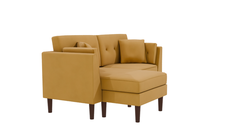 Stylish Corner Sofa 3D Model - Professional 3D Model Render 9