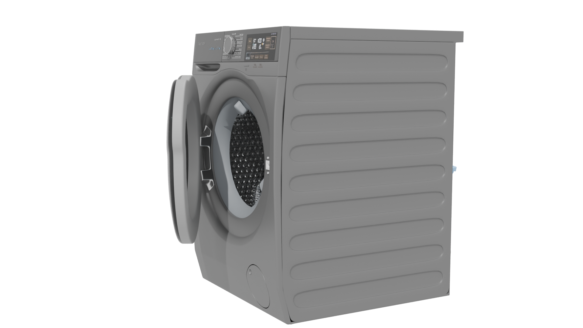 Sleek Front-Loading Washer Model - Professional 3D Model Render 13