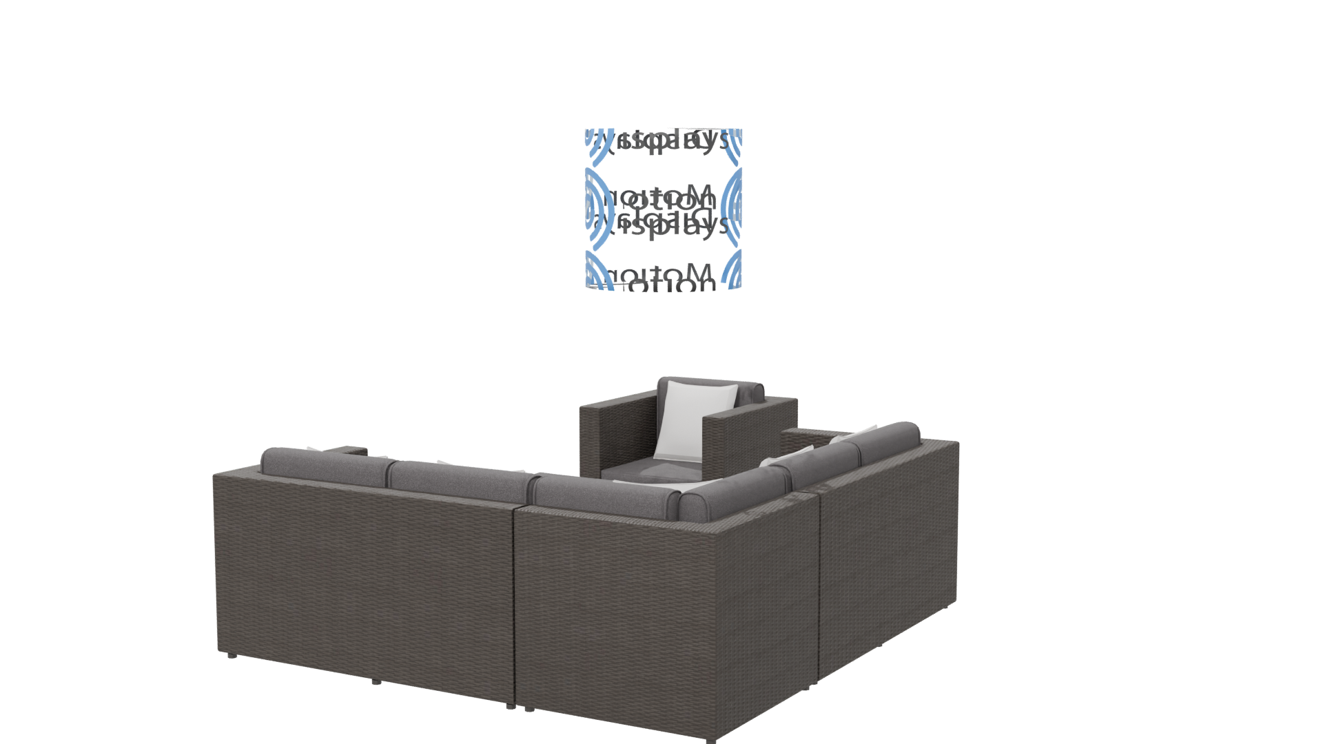 Stylish Outdoor Sofa Set 3D - Professional 3D Model Render 6