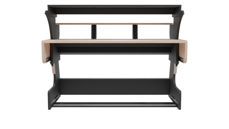 Contemporary Office Desk Model - Professional 3D Model Render 11