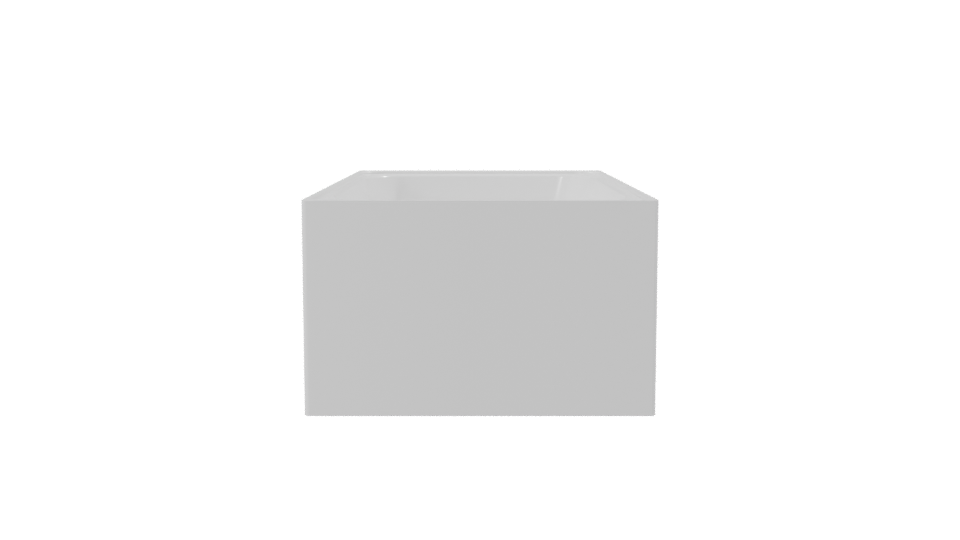 Contemporary Freestanding Bath Model - Professional 3D Model Render 8