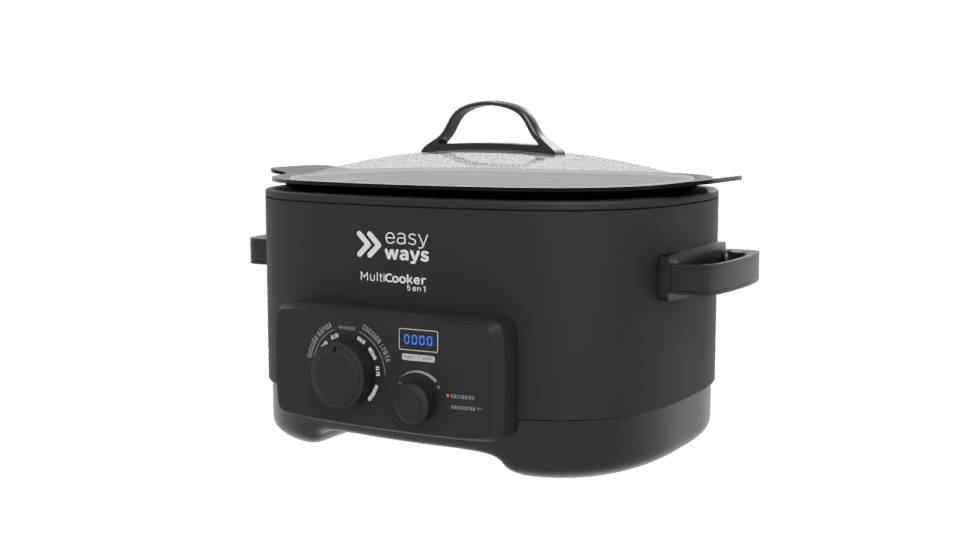 Versatile Multi-Cooker 3D Model - Professional 3D Model Render 12