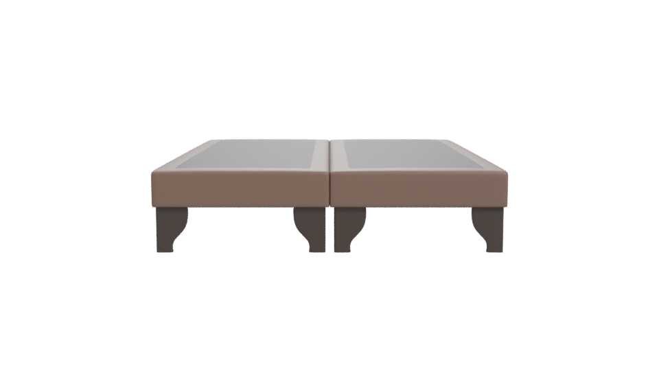Stylized Wooden Coffee Table Model - Professional 3D Model Render 11