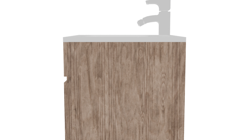 Stylish Modern Bathroom Sink Unit 3D Model - Professional 3D Model Render 2
