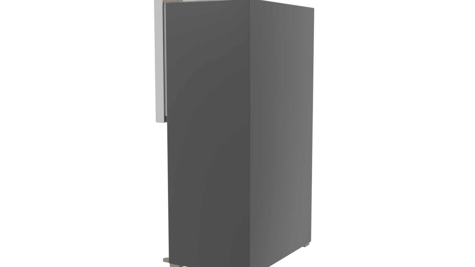 Sleek Modern Refrigerator 3D Model - Professional 3D Model Render 3