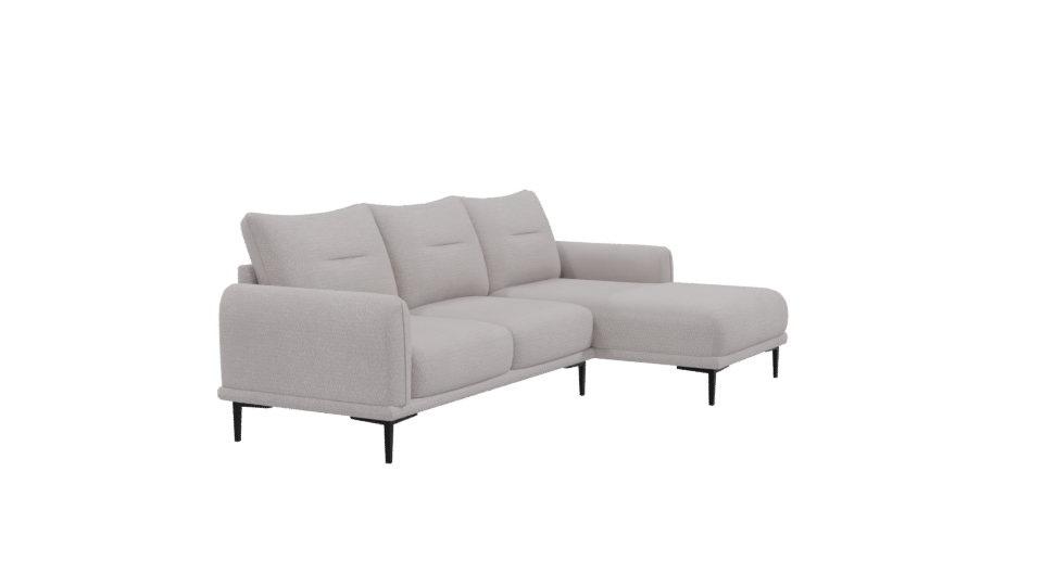 Stylish Modern Corner Sofa 3D - Professional 3D Model Render 9