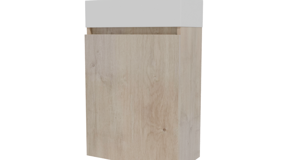 Minimalist Wooden Box Model - Professional 3D Model Render 12