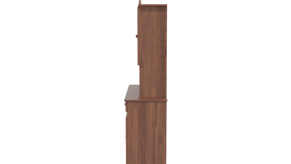Classic Wooden Cabinet 3D Model - Professional 3D Model Render 2