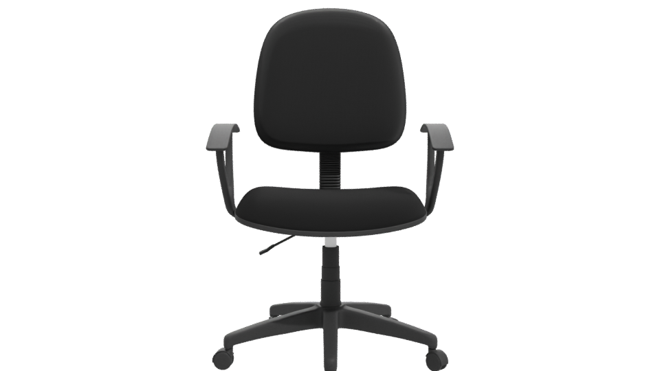 Ergonomic Black Office Chair 3D - Professional 3D Model Render 11