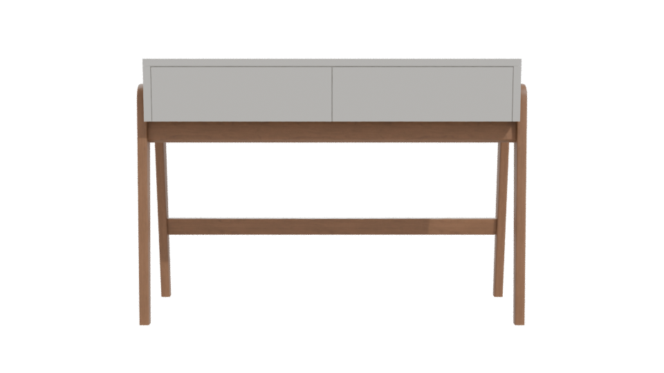 Minimalist Wooden Console Table - Professional 3D Model Render 11