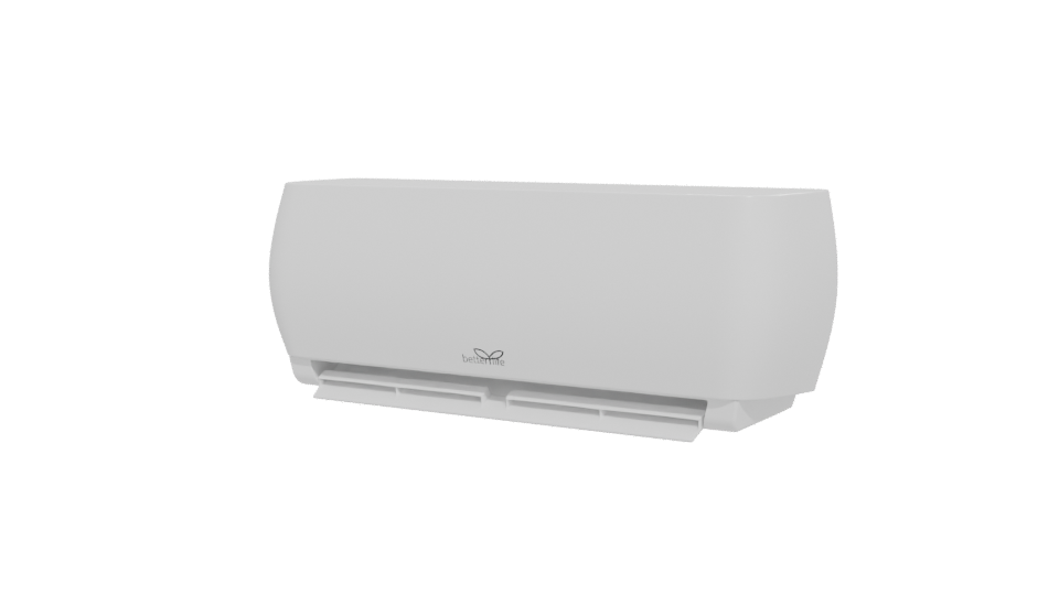Sleek Modern Air Conditioning Unit - Professional 3D Model Render 12