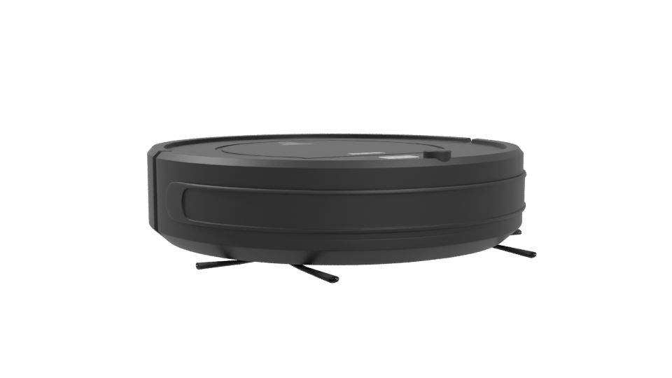 Sleek Robotic Vacuum 3D Model - Professional 3D Model Render 4