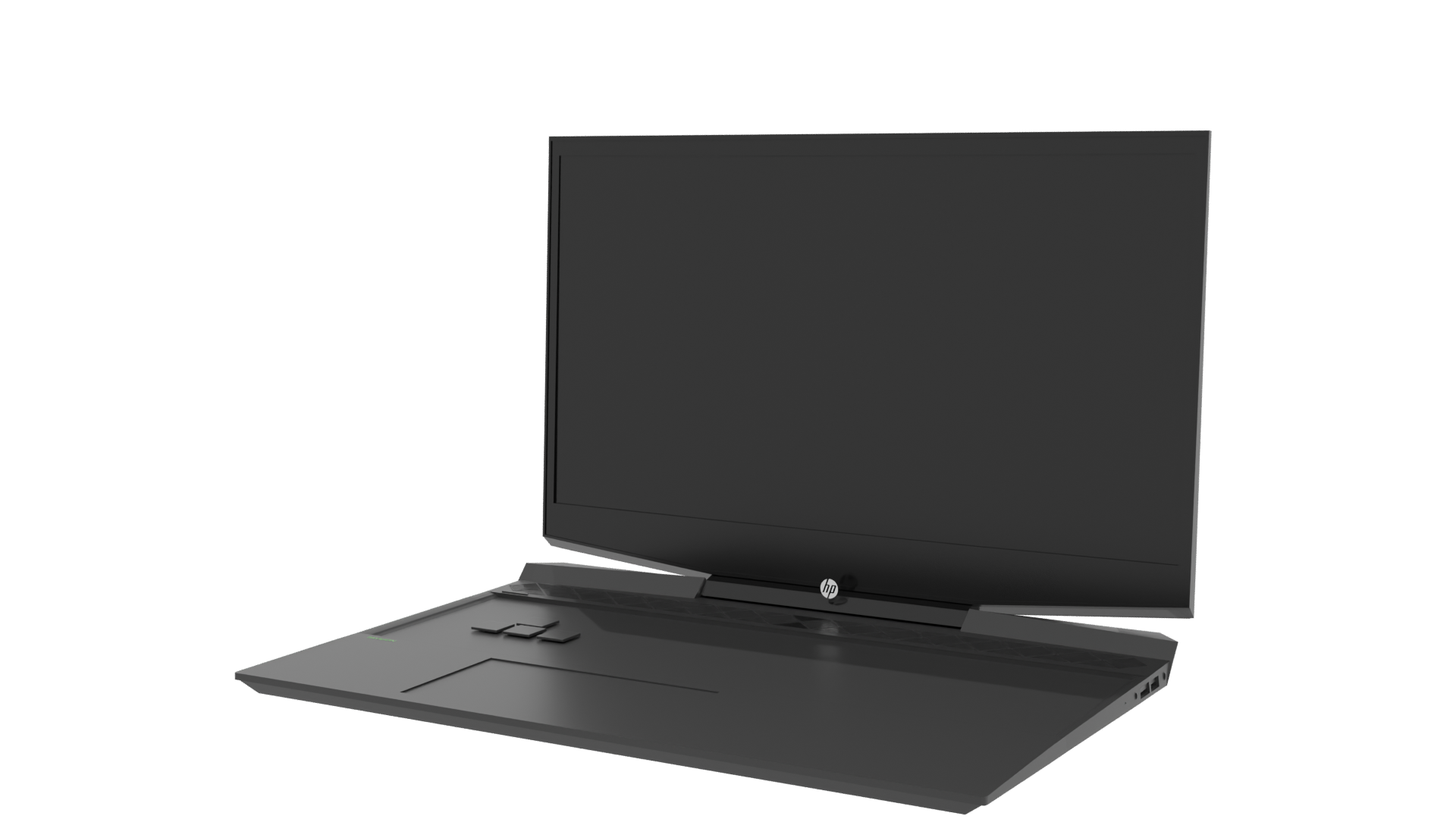 Sleek Gaming Laptop Model - Professional 3D Model Render 12