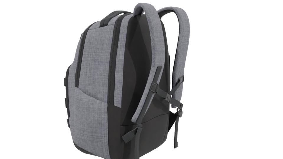Stylish Everyday Backpack Model - Professional 3D Model Render 3