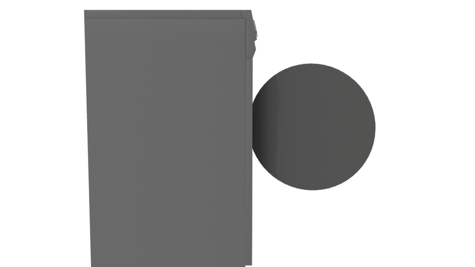 Modern Household Dryer 3D Model - Professional 3D Model Render 8