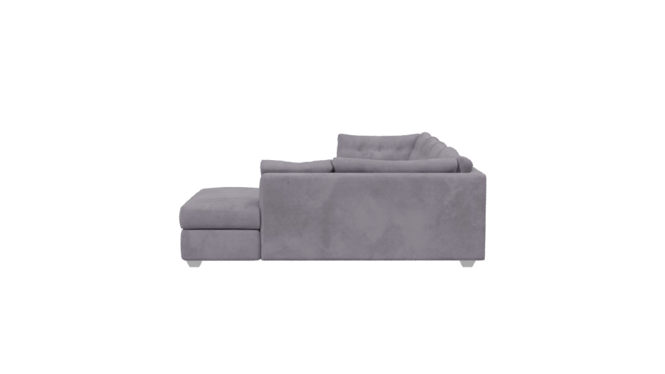 Contemporary Sectional Sofa 3D - Professional 3D Model Render 2