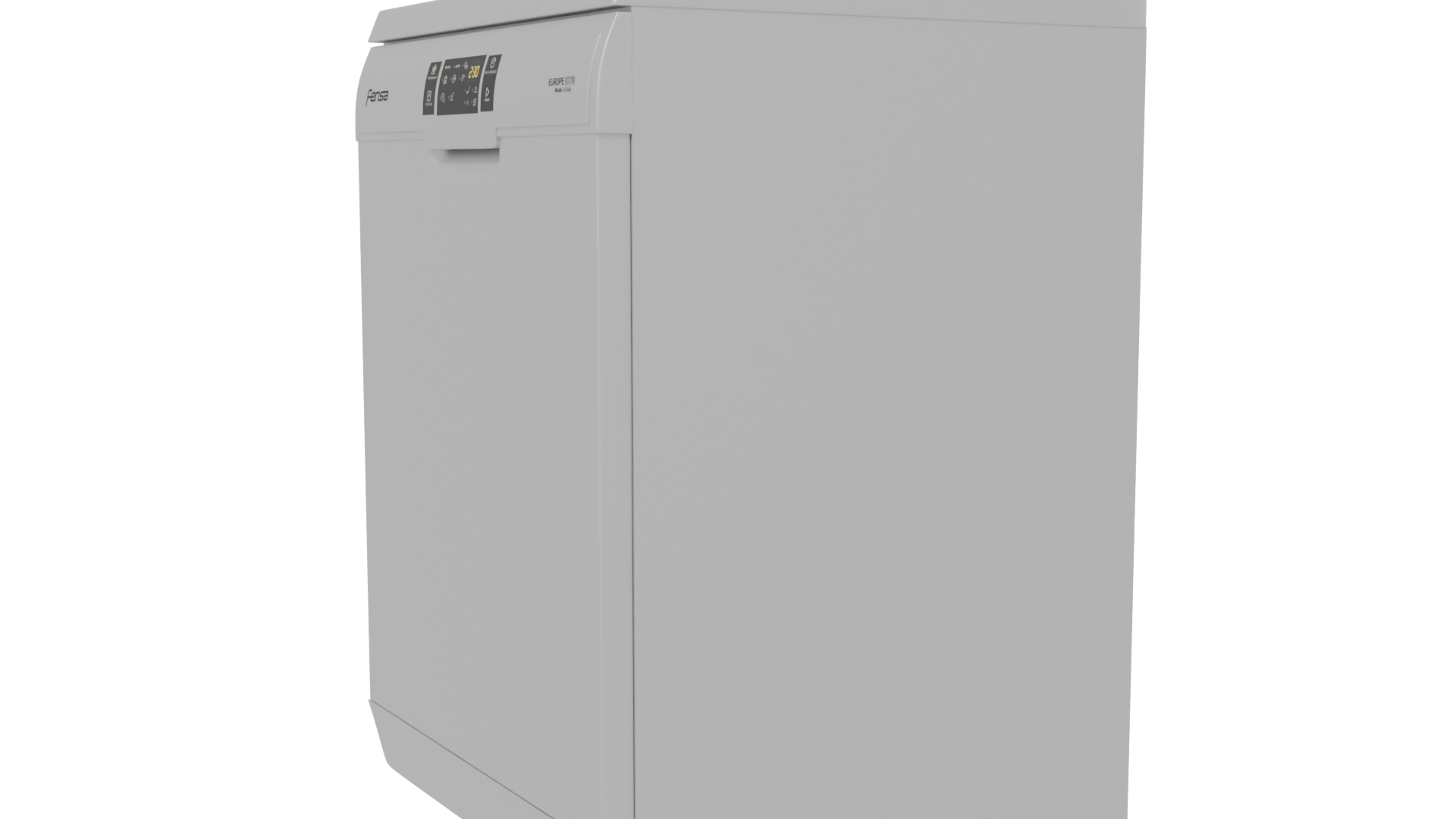 Modern Dishwasher 3D Model - Professional 3D Model Render 13