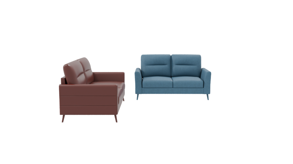 Contemporary Sofa Set 3D Model - Professional 3D Model Render 8