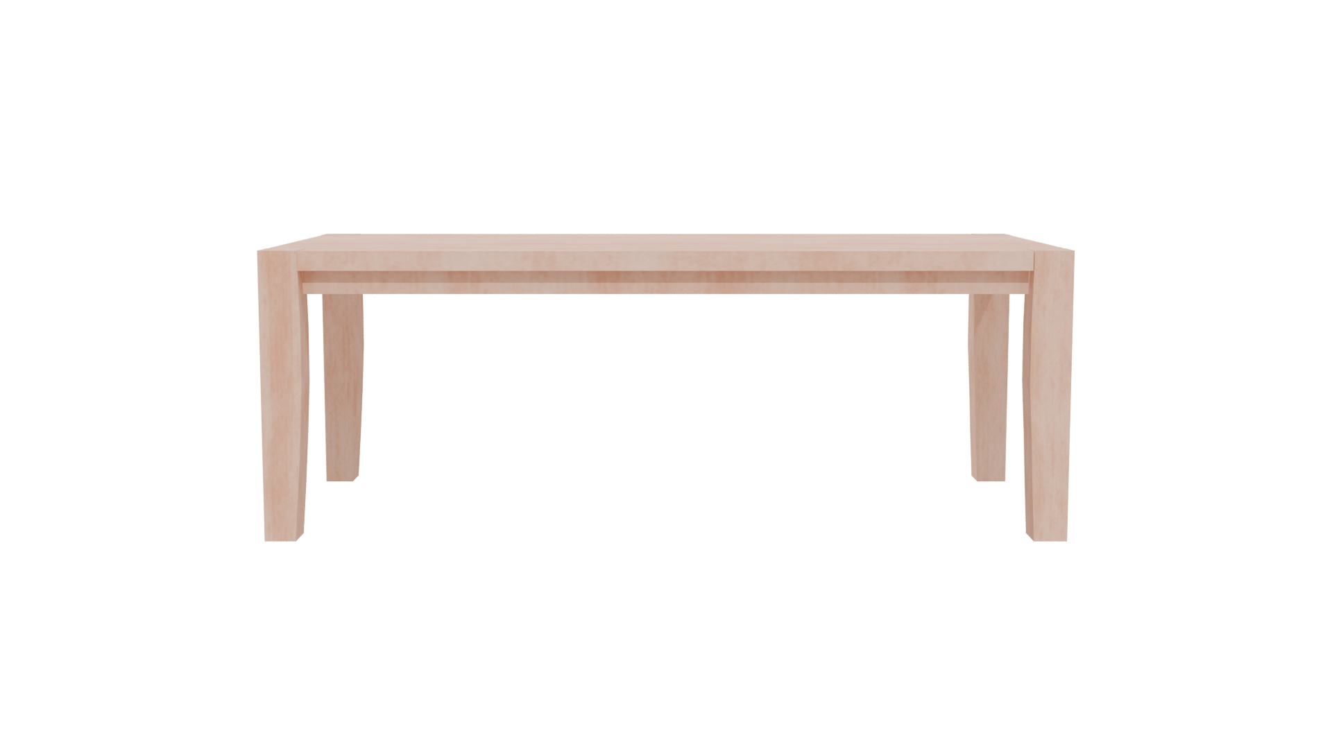 Stylish Minimalist Dining Table 3D - Professional 3D Model Render 5