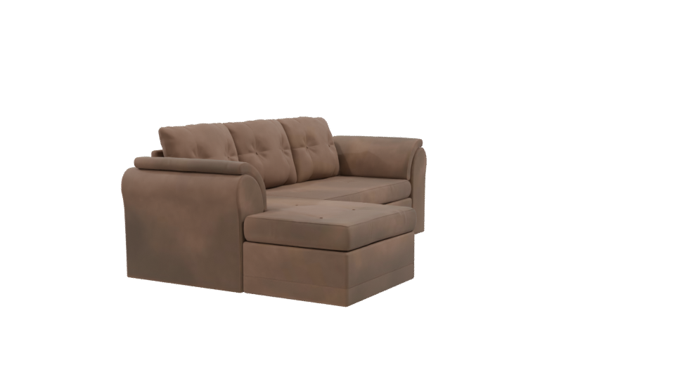 Stylish Corner Sofa 3D Model - Professional 3D Model Render 9