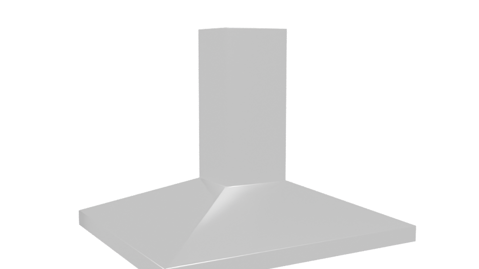 Stylish Kitchen Hood 3D Model - Professional 3D Model Render 4