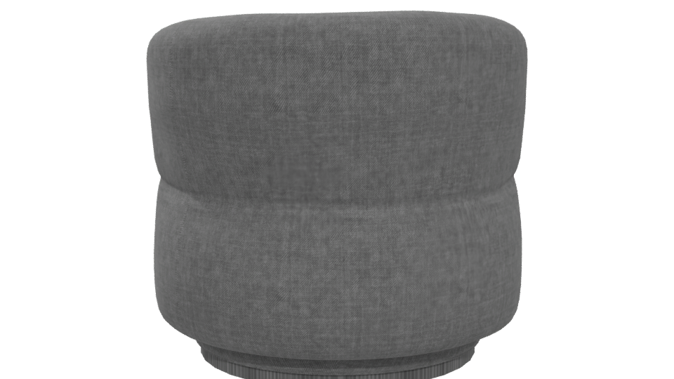 Contemporary Fabric Accent Chair 3D Model - Professional 3D Model Render 5