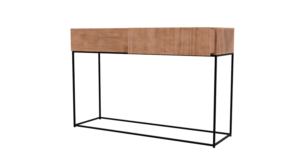 Stylish Minimalist Console Table 3D - Professional 3D Model Render 12