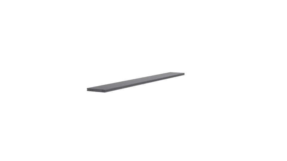 Minimalist Black Shelf 3D Model - Professional 3D Model Render 9