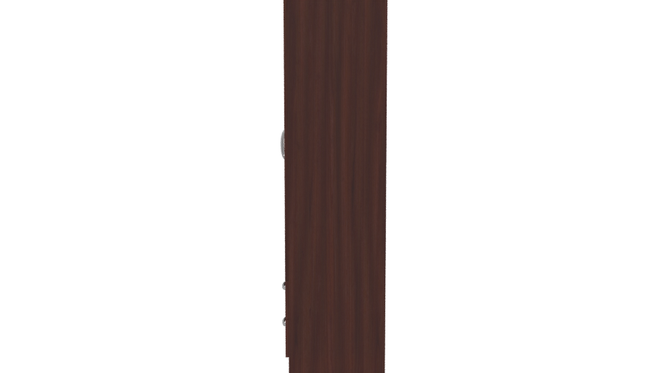 Elegant Wooden Storage Cabinet Model - Professional 3D Model Render 2