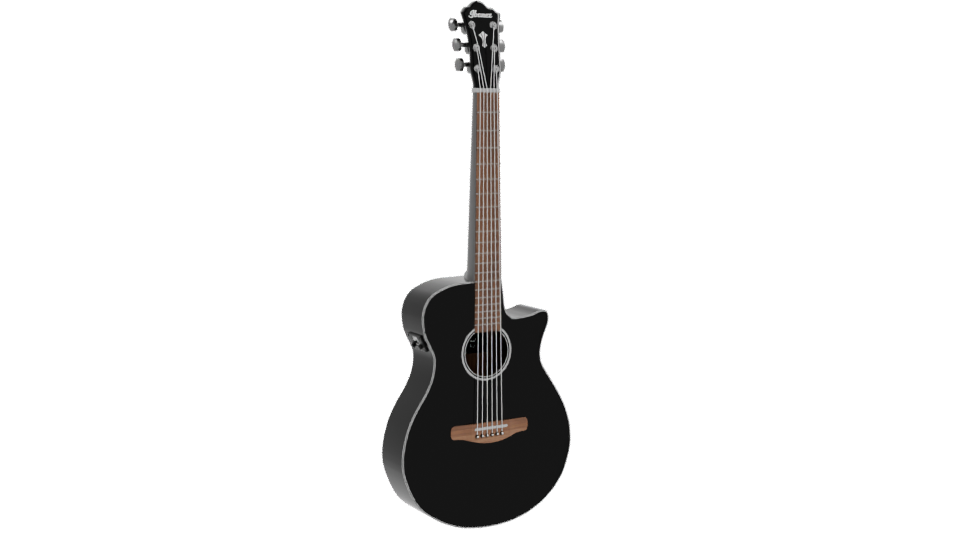 Sleek Acoustic Guitar Model 3D - Professional 3D Model Render 10