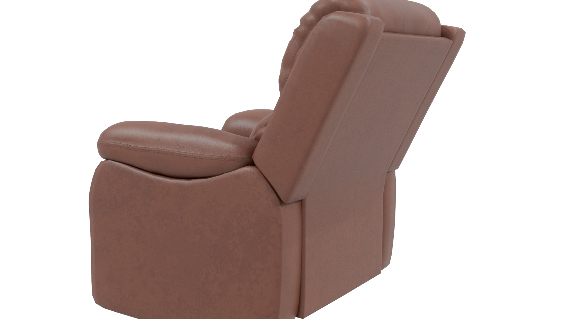 Contemporary Reclining Lounge Chair 3D - Professional 3D Model Render 3