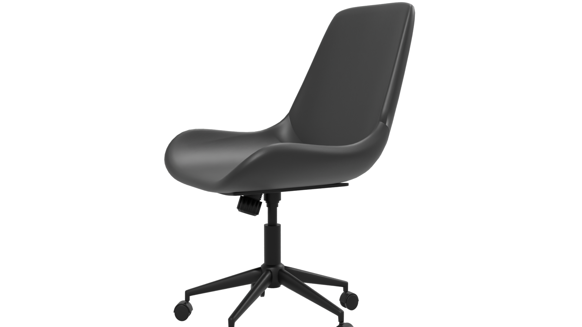 Stylish Black Office Chair 3D - Professional 3D Model Render 13