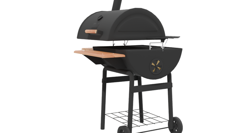 Parrilla Mr. BEEF 3D Grill Model - Professional 3D Model Render 13