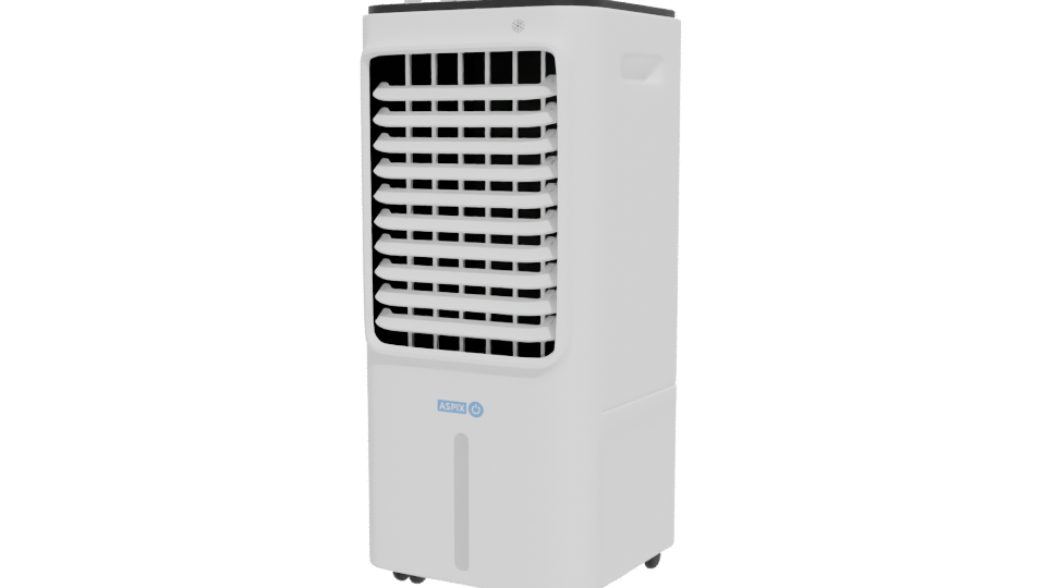 Sleek Modern Tower Fan 3D Model - Professional 3D Model Render 12