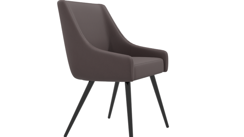 Contemporary Fabric Accent Chair 3D Model - Professional 3D Model Render 9