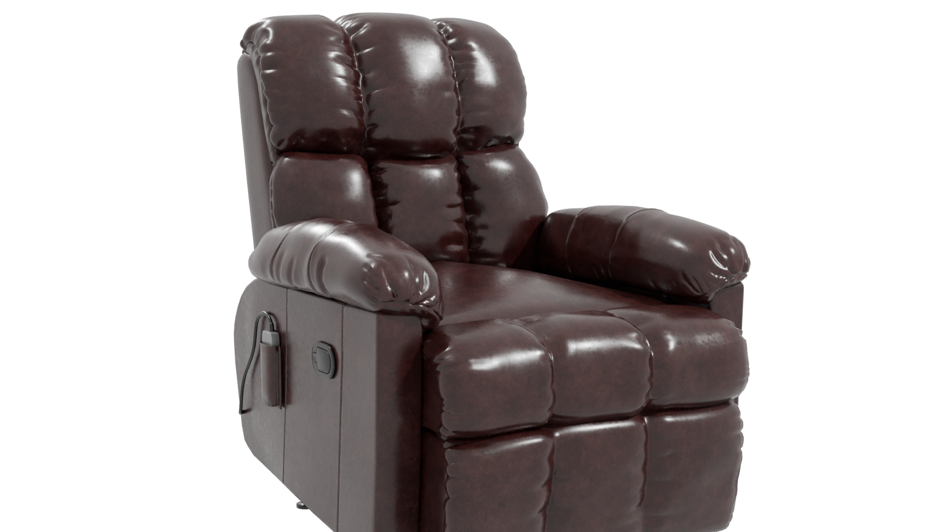 Luxurious Recliner Armchair 3D - Professional 3D Model Render 10